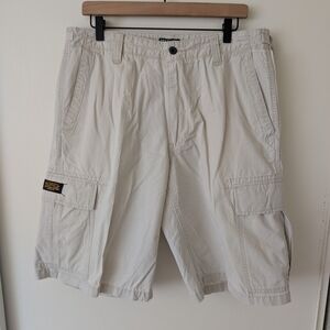 Vintage 90s Polo Ralph Lauren Mens 34 Cargo Khaki Shorts Military Utility